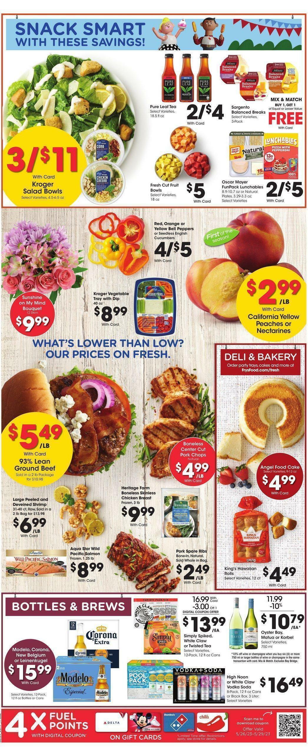 Fry's Food Weekly Ad from May 24