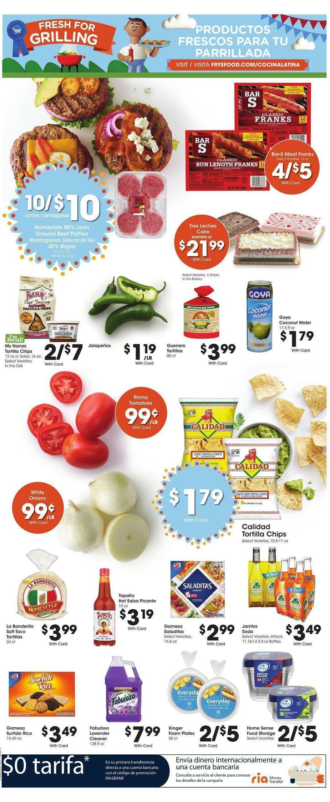 Fry's Food Weekly Ad from May 31