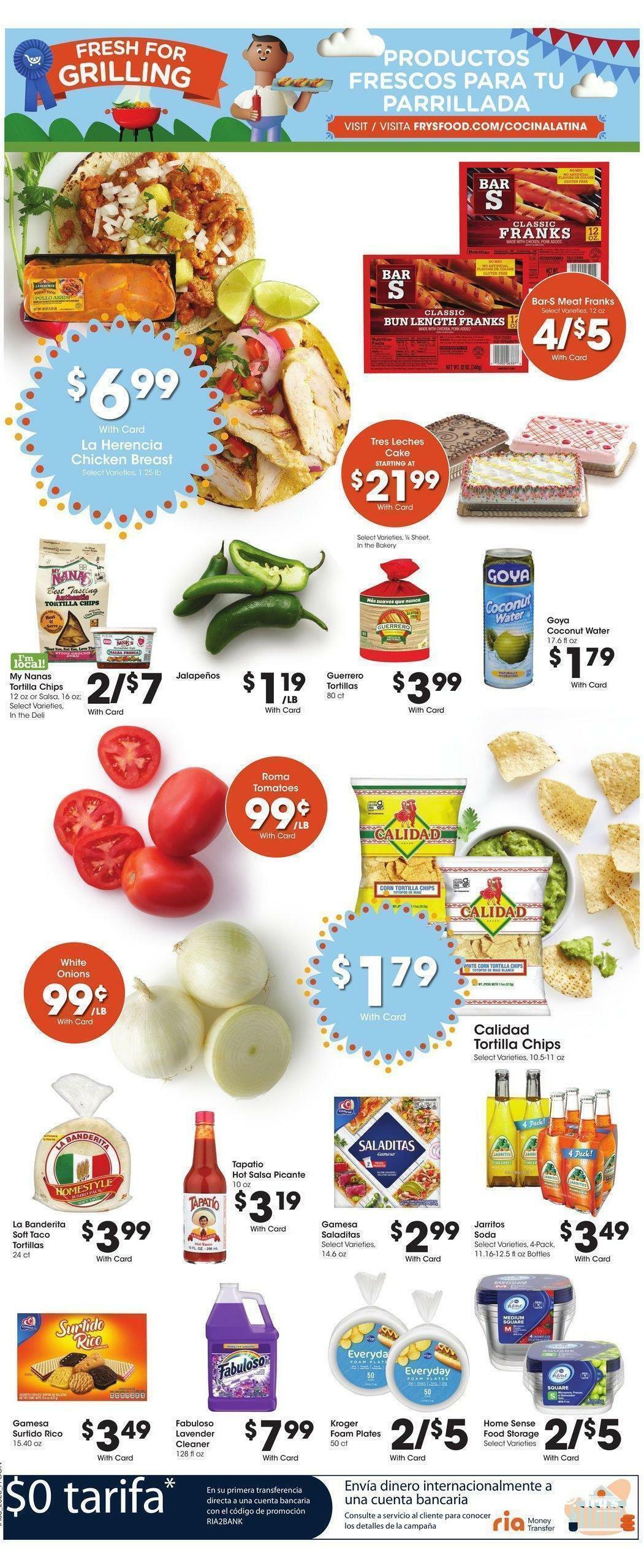 Fry's Food Weekly Ad from June 14