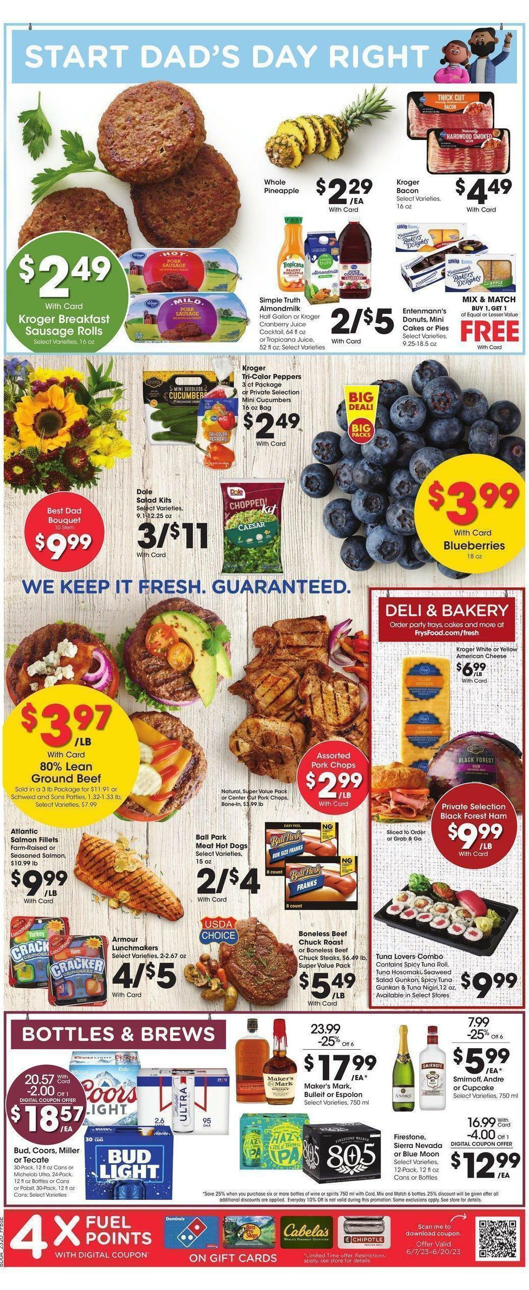 Fry's Food Weekly Ad from June 14
