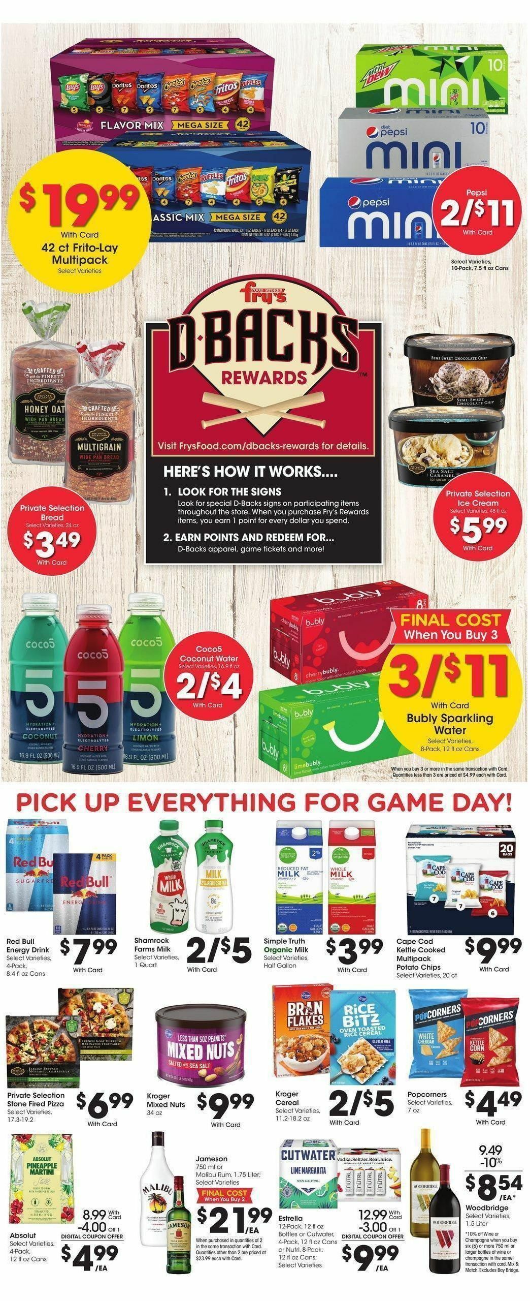Fry's Food Weekly Ad from June 21