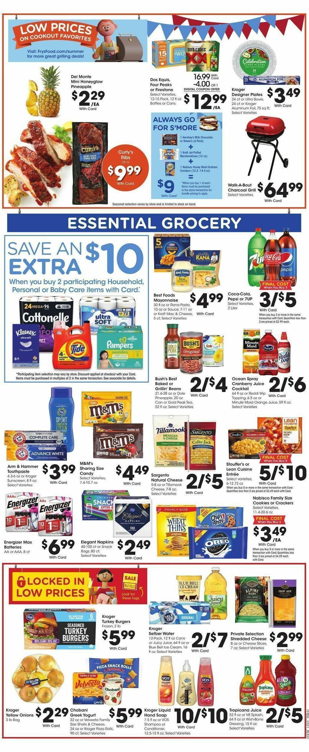 Fry's Food Weekly Ad from June 21