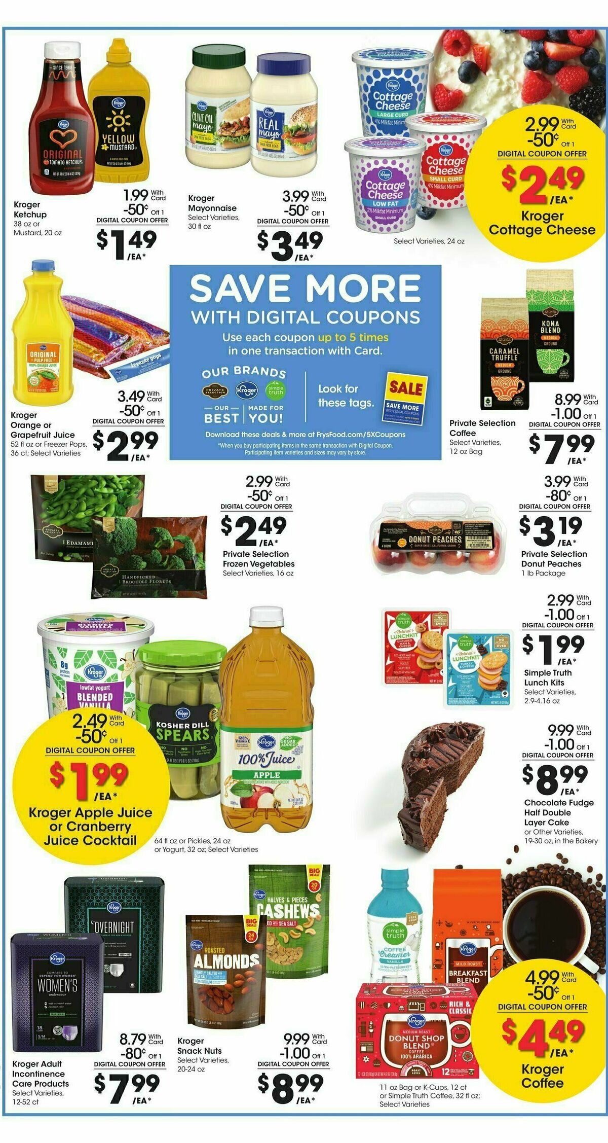 Fry's Food Weekly Ad from July 12