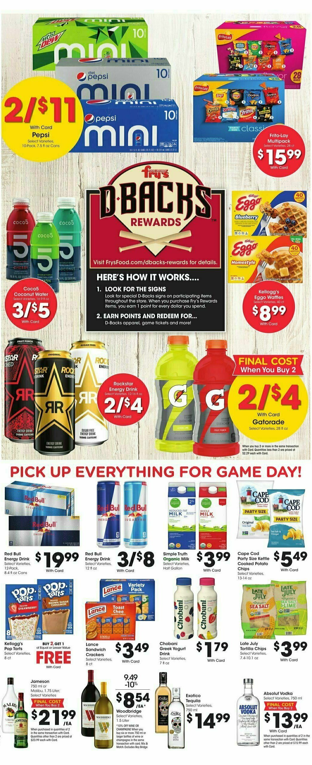 Fry's Food Weekly Ad from July 12