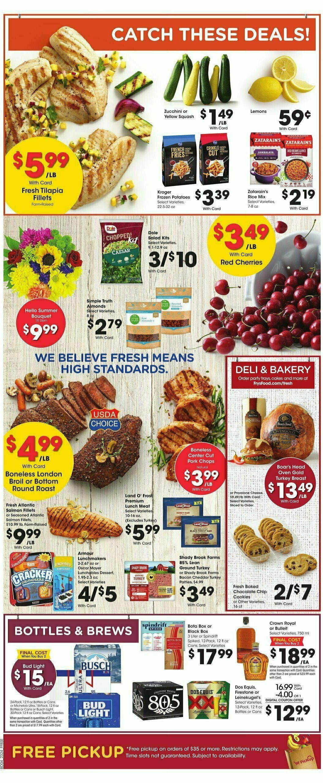 Fry's Food Weekly Ad from July 12
