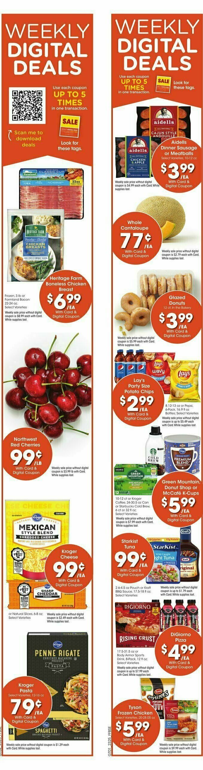 Fry's Food Weekly Ad from July 19