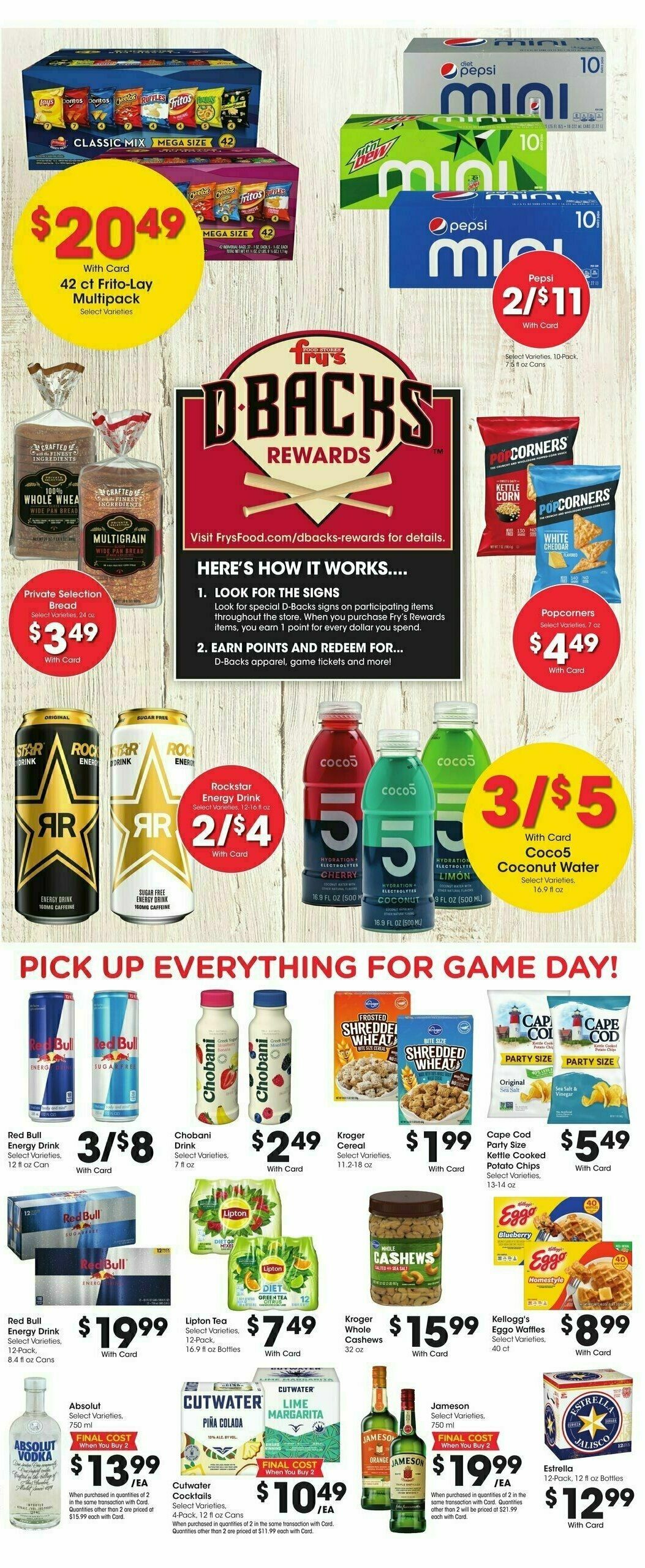 Fry's Food Weekly Ad from August 2