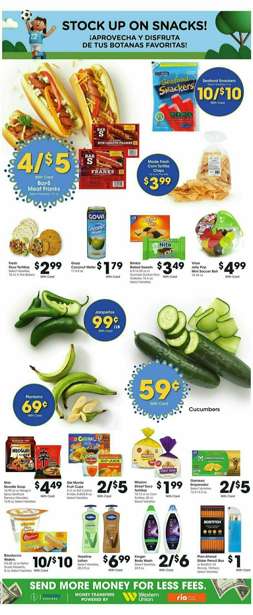 Fry's Food Weekly Ad from August 9