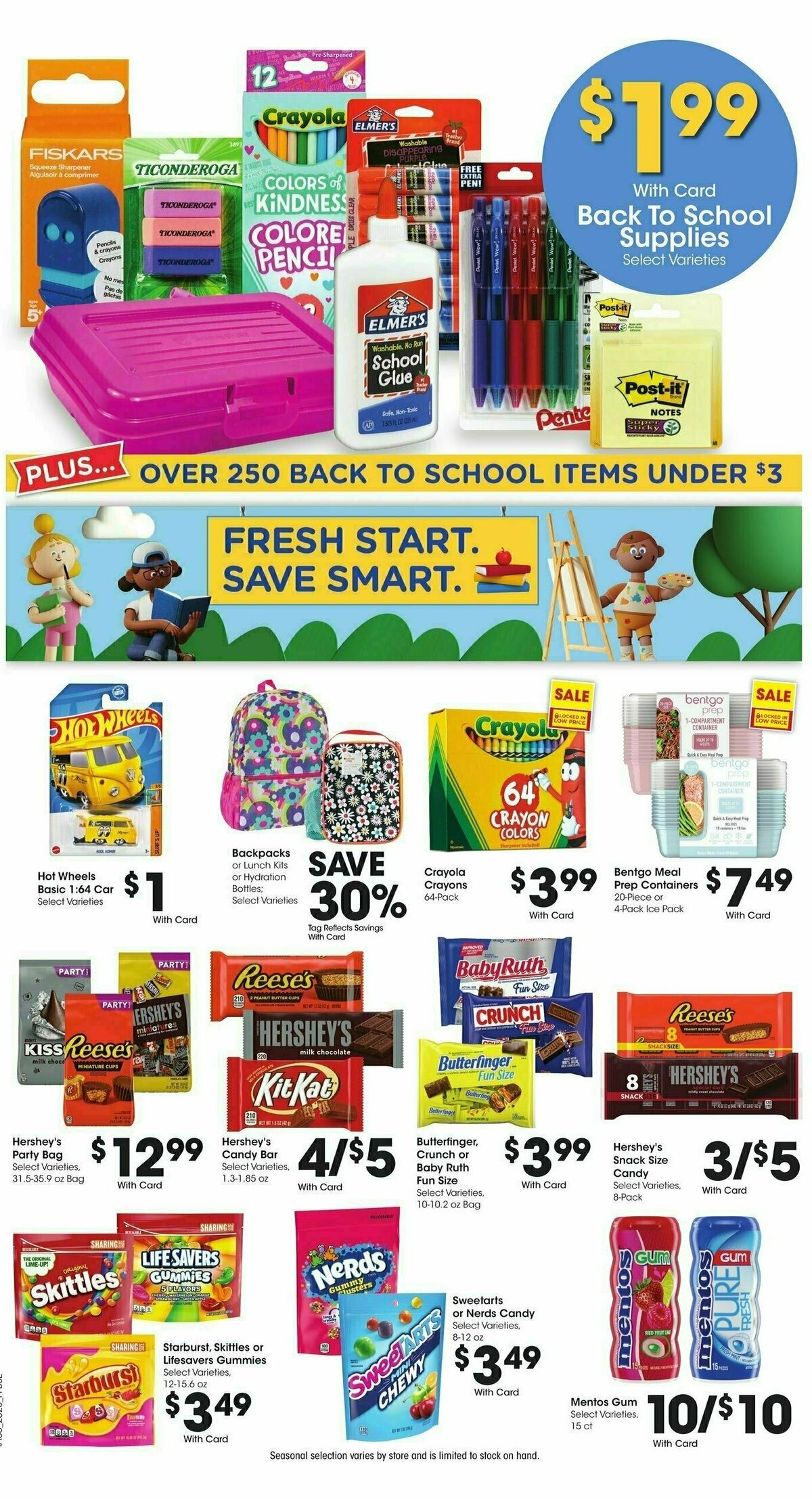 Fry's Food Weekly Ad from August 9