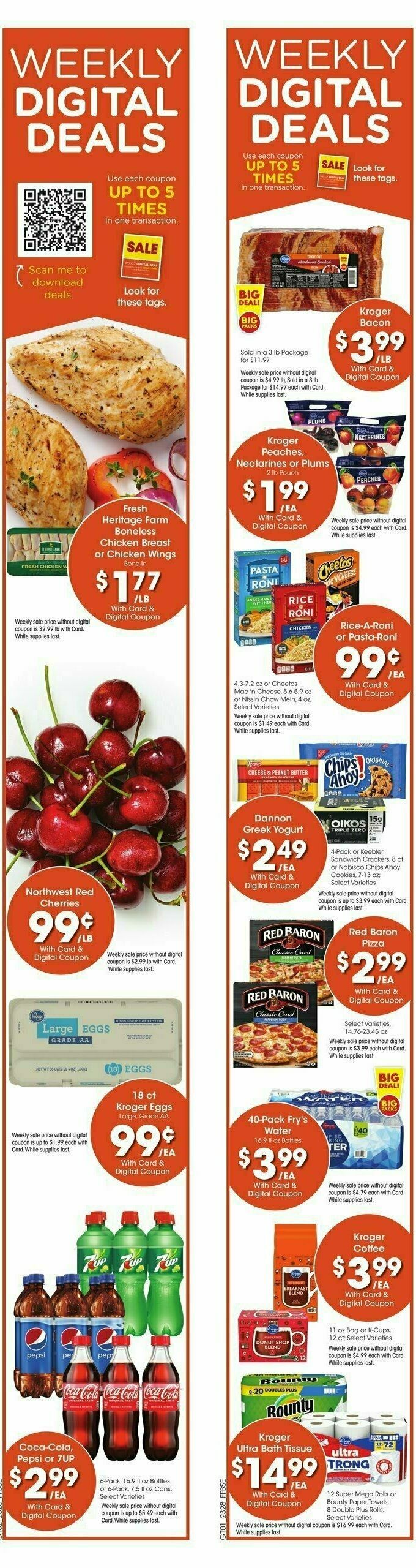 Fry's Food Weekly Ad from August 9