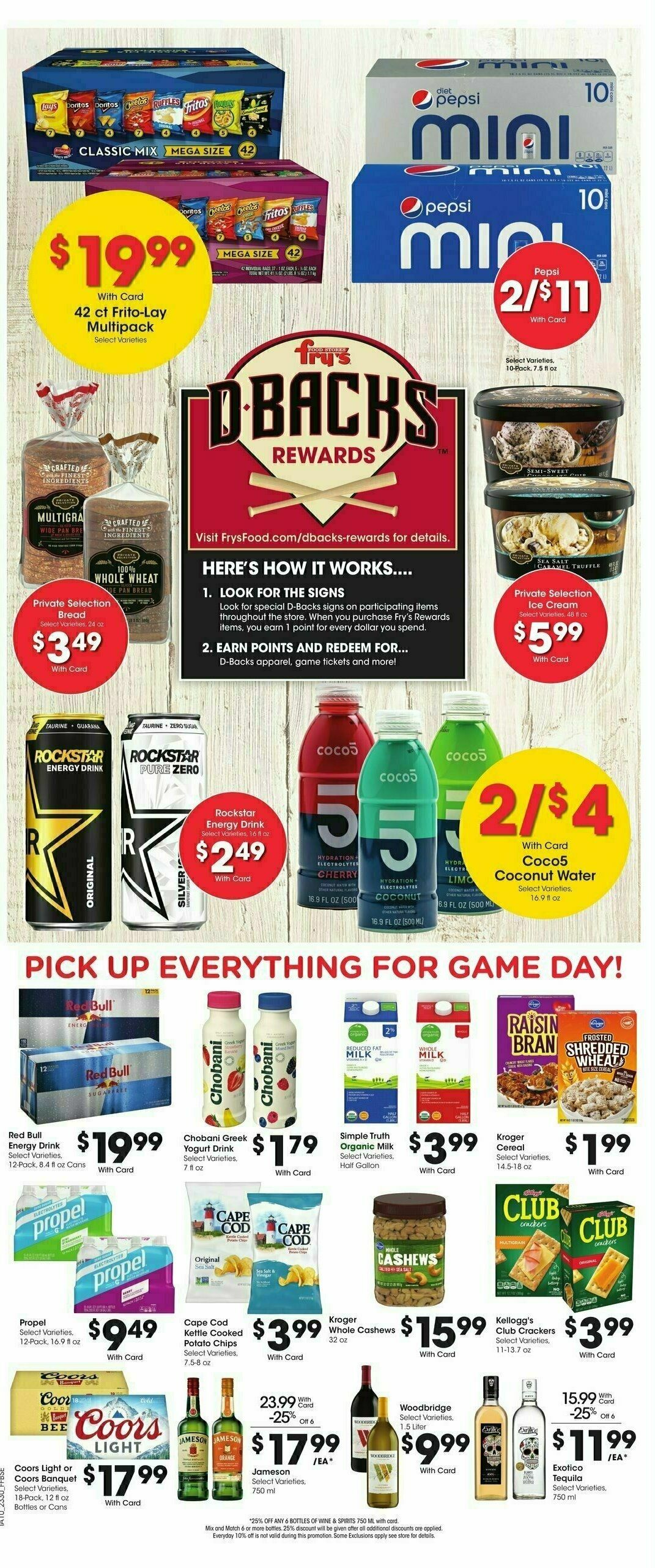 Fry's Food Weekly Ad from August 23