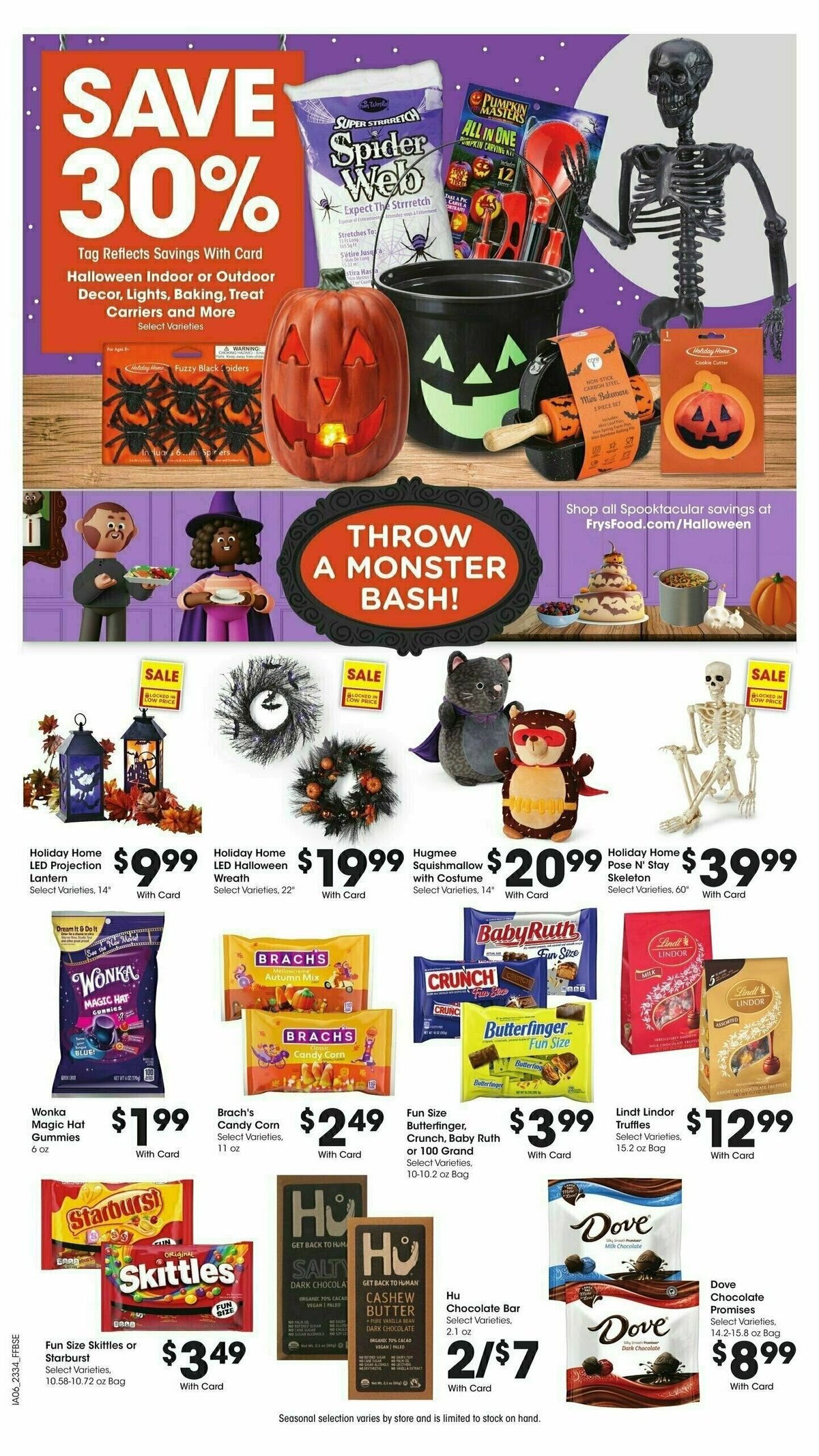 Fry's Food Weekly Ad from September 20