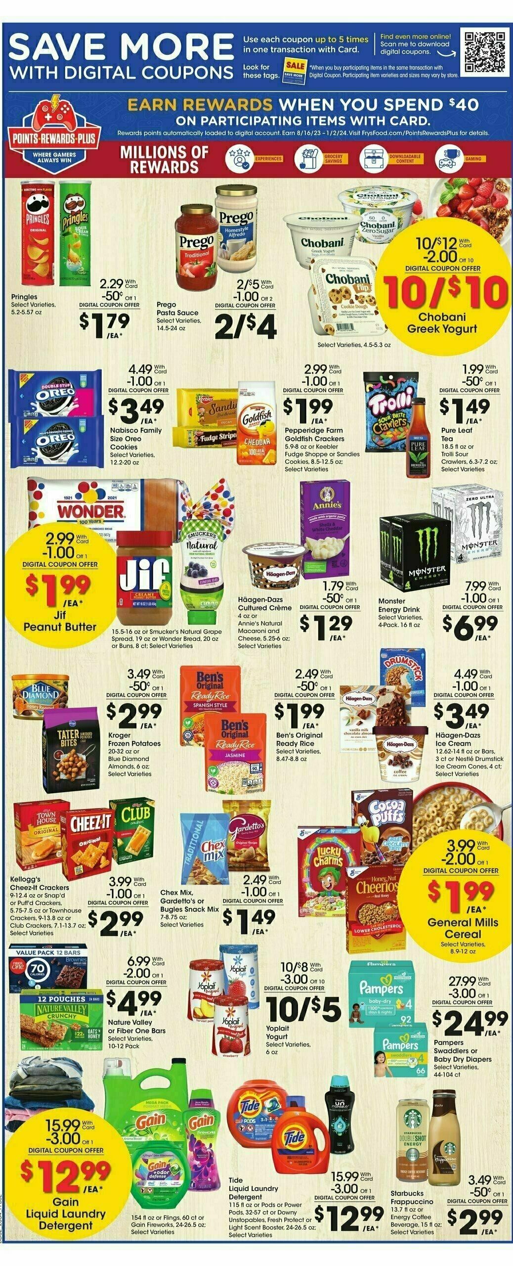 Fry's Food Weekly Ad from September 20