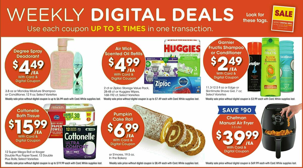 Fry's Food Weekly Ad from September 20