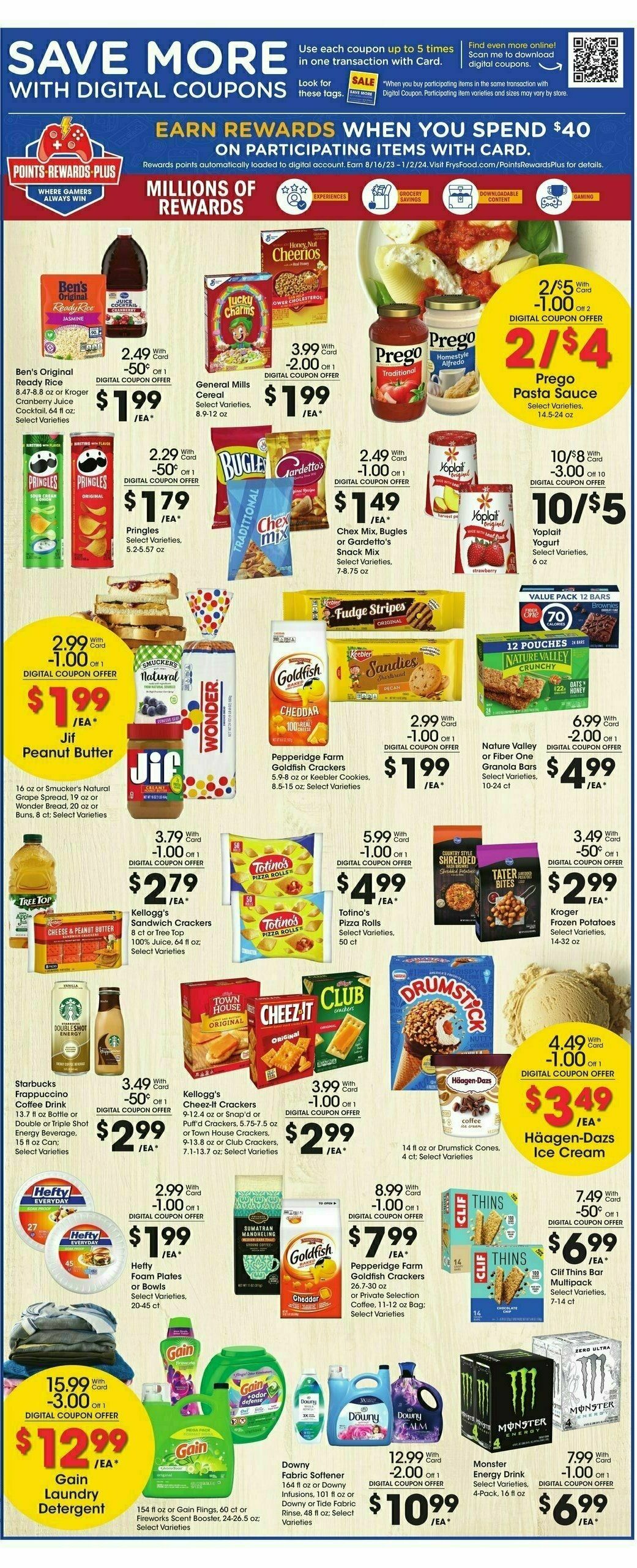 Fry's Food Weekly Ad from September 27