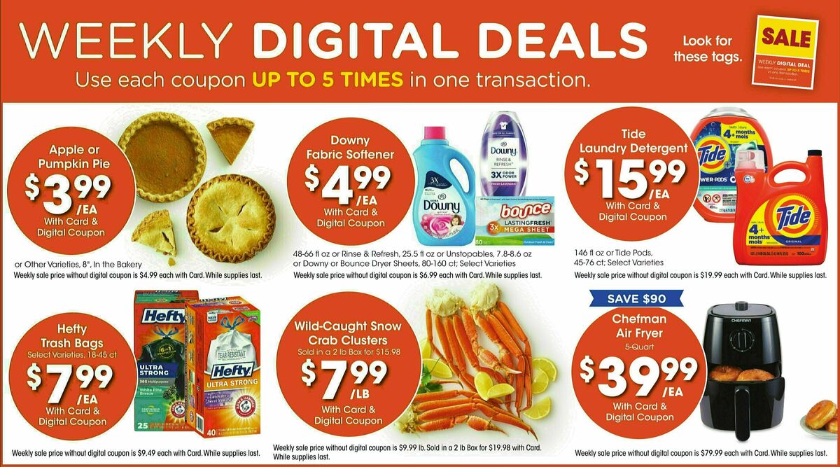 Fry's Food Weekly Ad from October 4