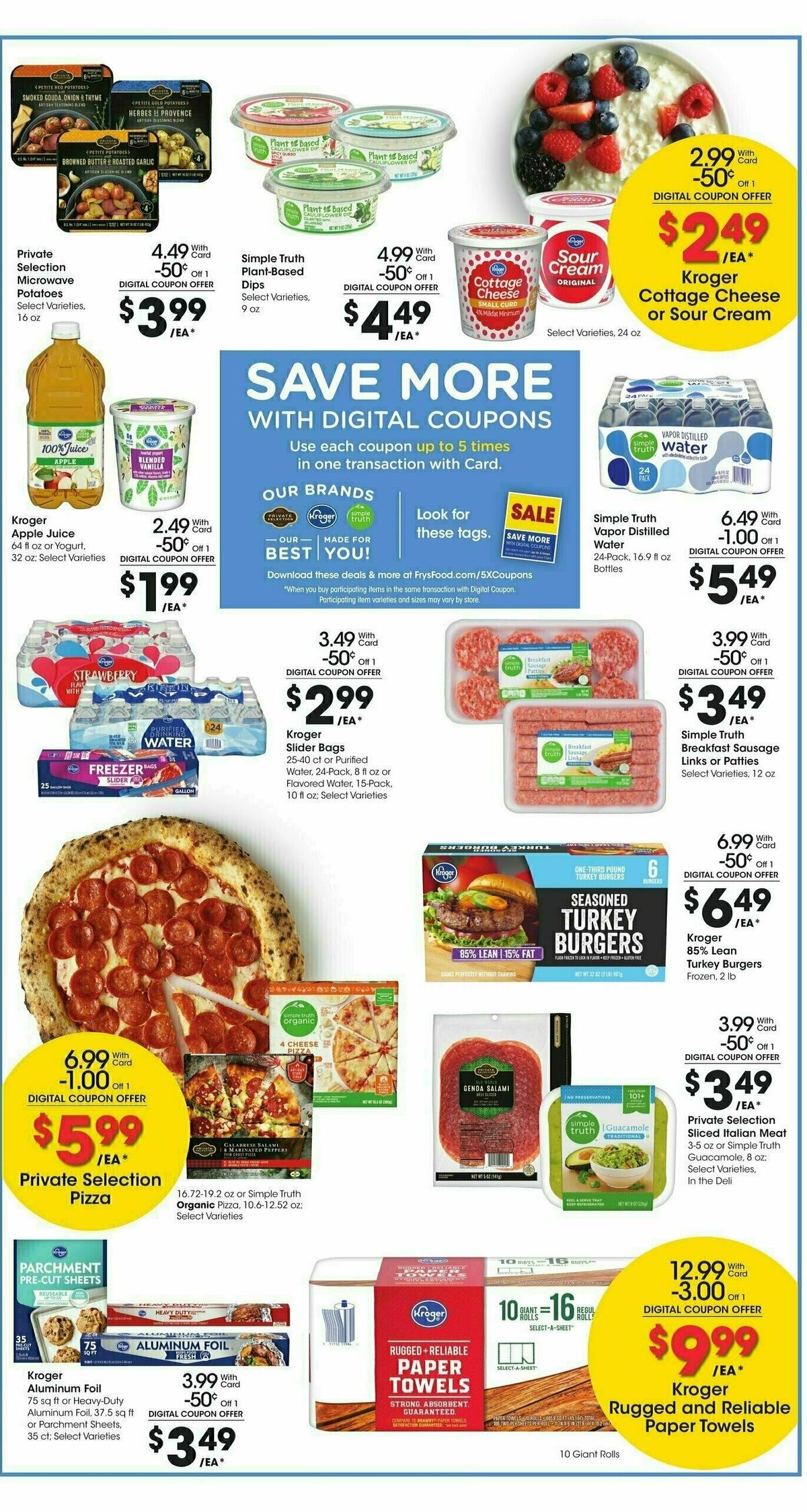 Fry's Food Weekly Ad from October 4