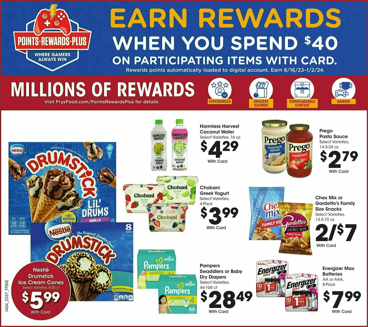 Fry's Food Weekly Ad from October 11