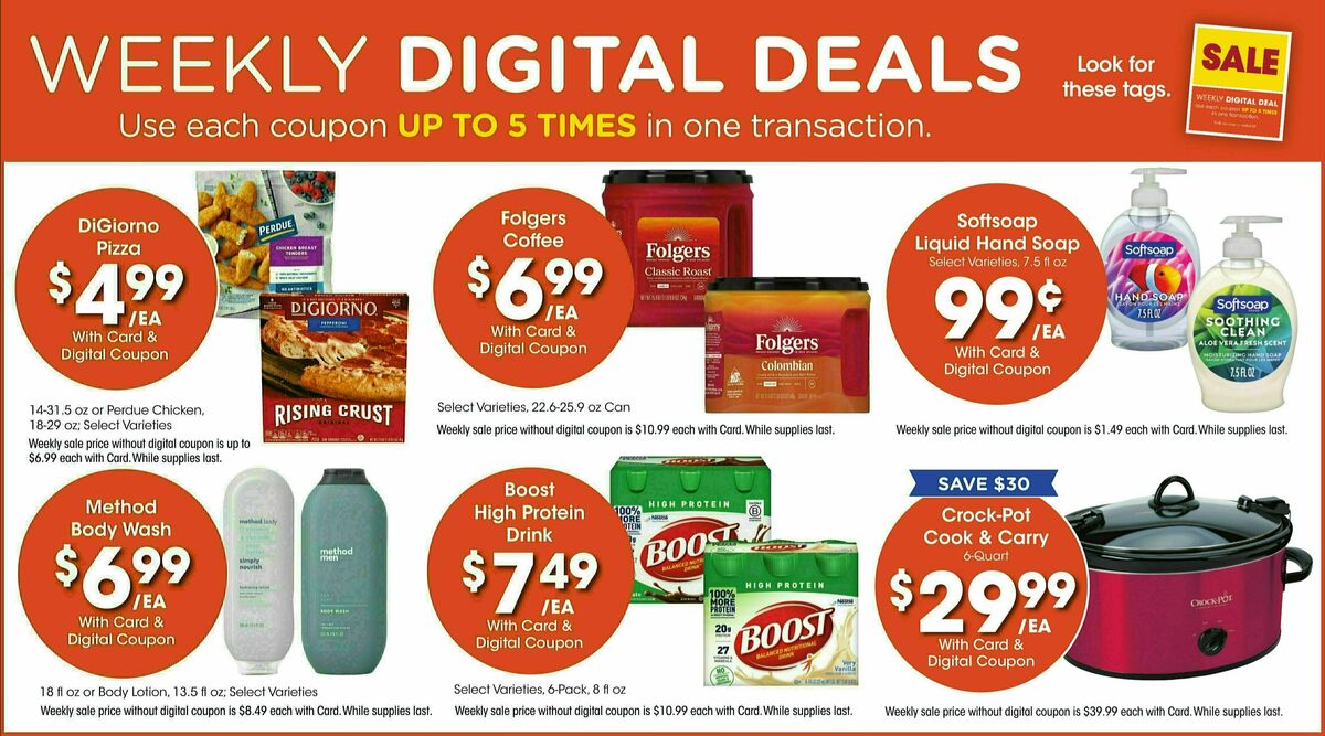 Fry's Food Weekly Ad from October 18
