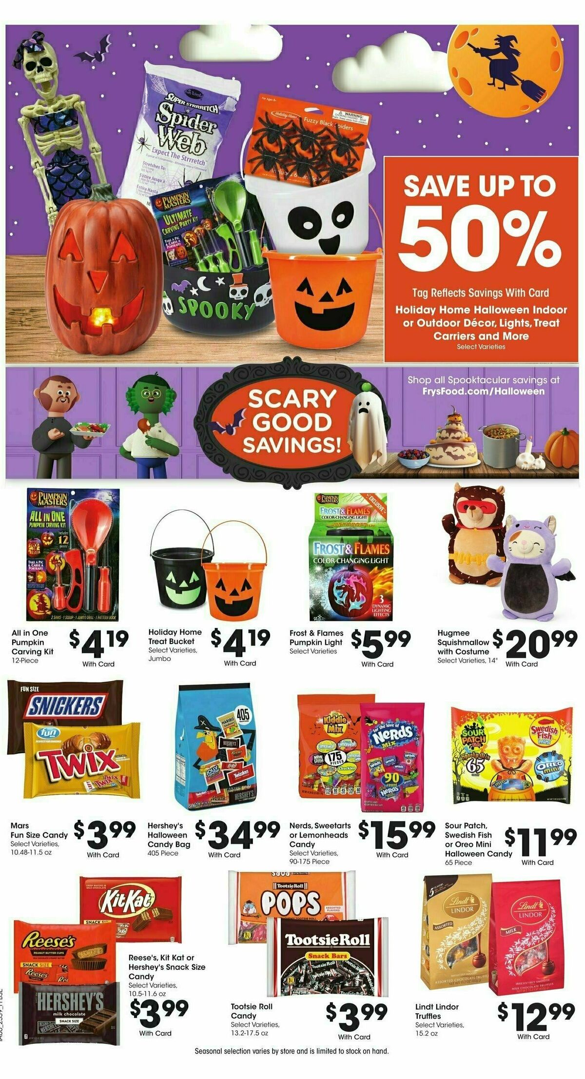 Fry's Food Weekly Ad from October 25
