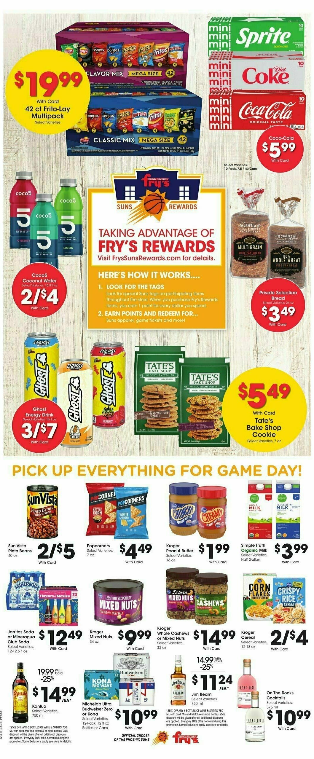 Fry's Food Weekly Ad from December 13