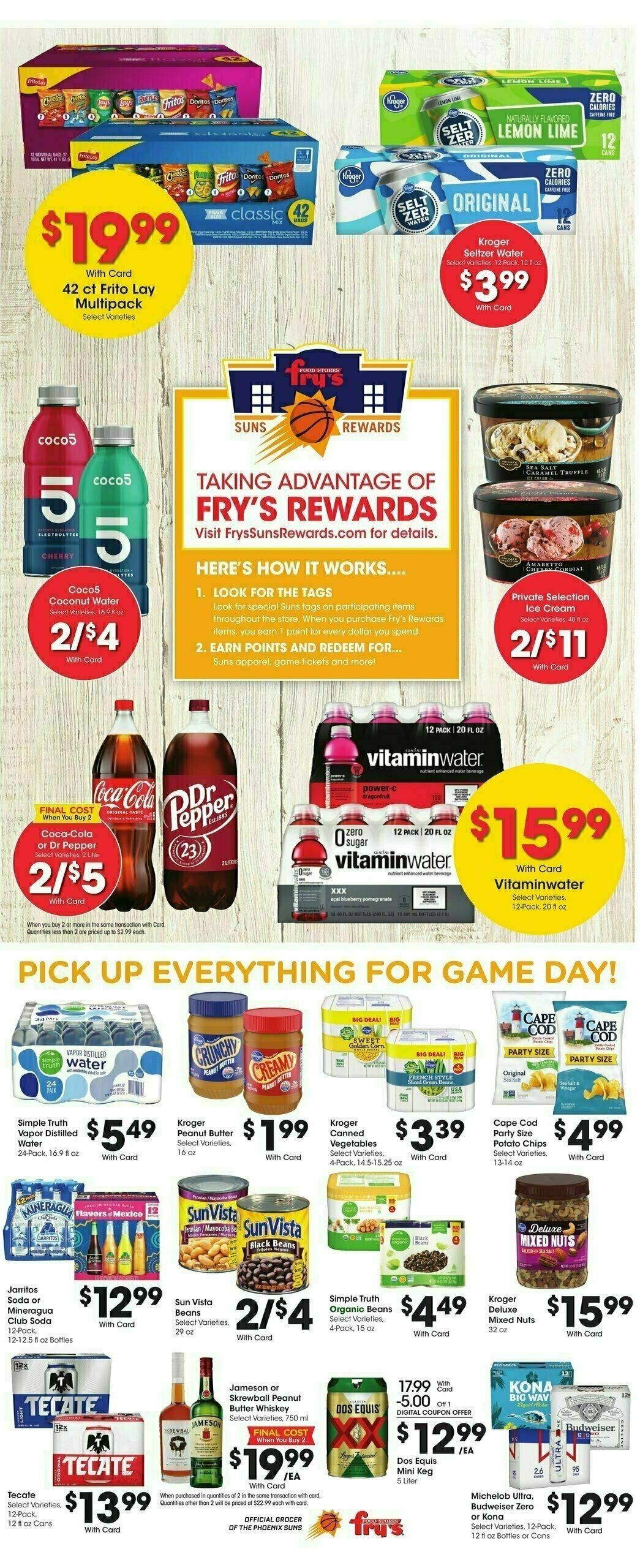 Fry's Food Weekly Ad from January 3
