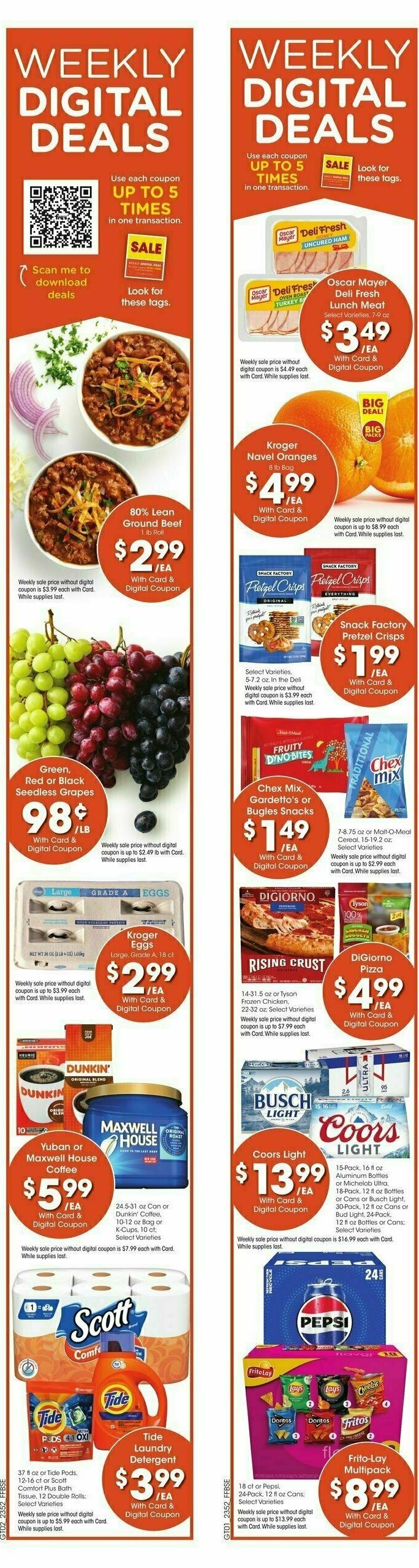 Fry's Food Weekly Ad from January 24