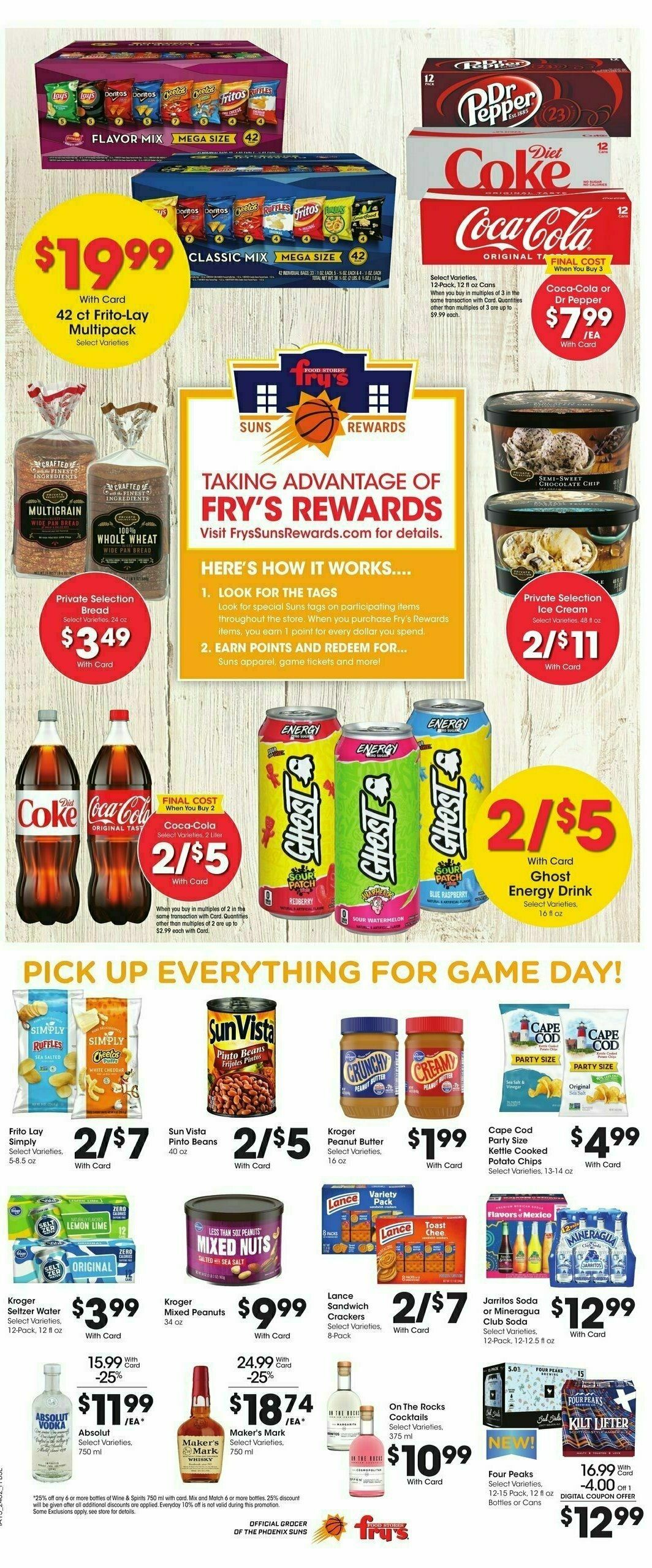 Fry's Food Weekly Ad from February 14