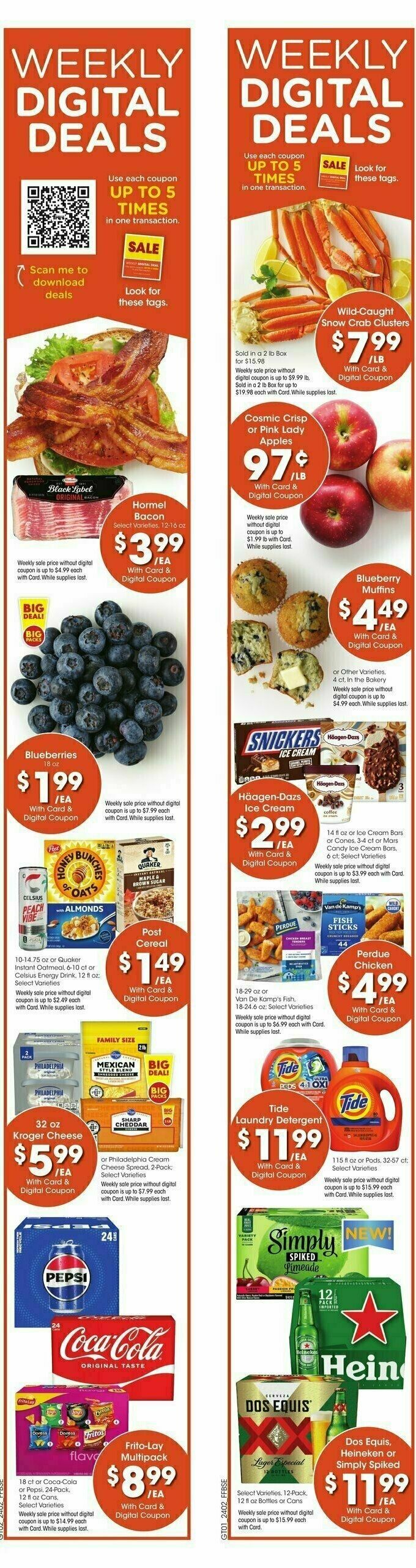 Fry's Food Weekly Ad from February 14