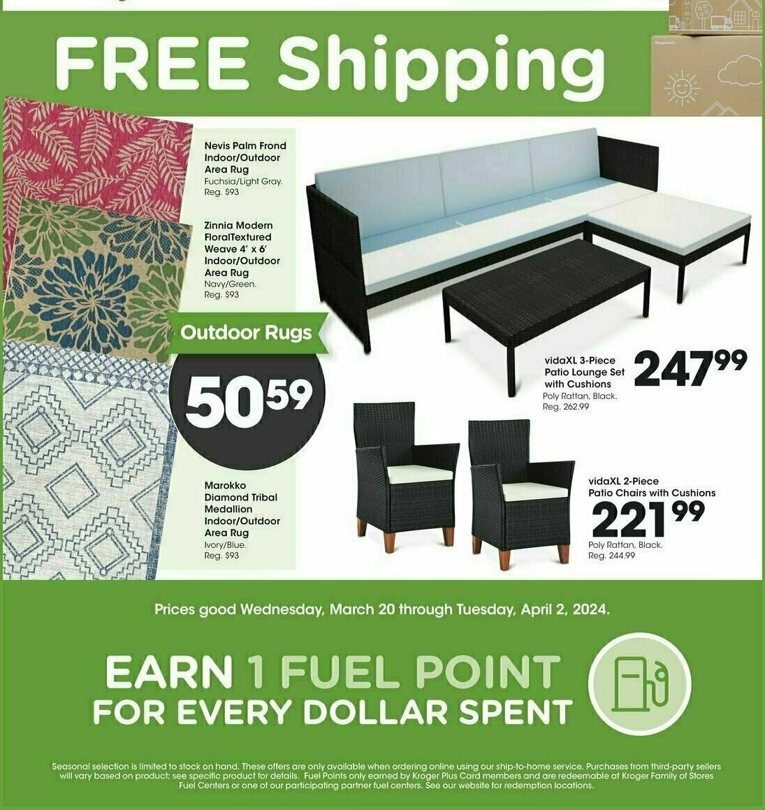 Fry's Food Ship to Home Weekly Ad from March 20