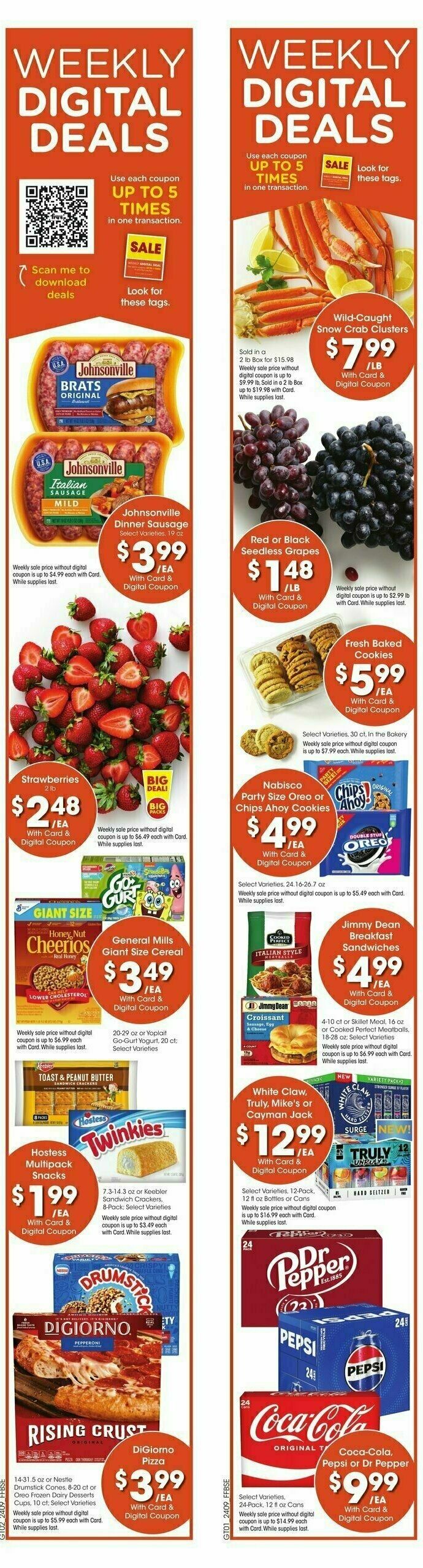Fry's Food Weekly Ad from April 3