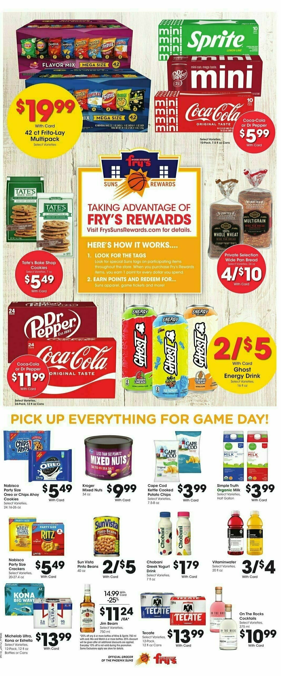 Fry's Food Weekly Ad from April 10