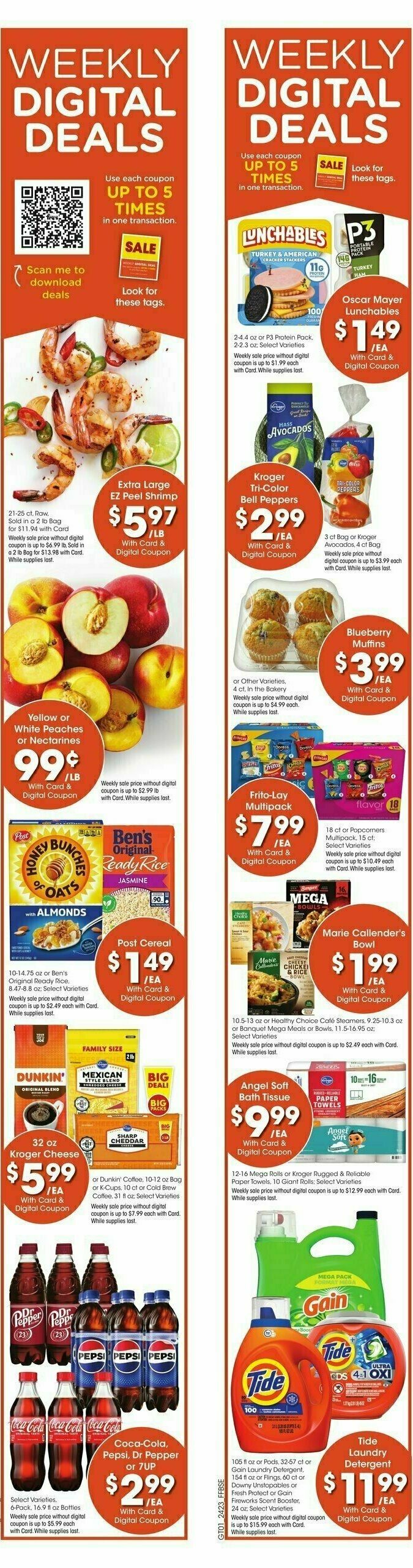 Fry's Food Weekly Ad from July 10