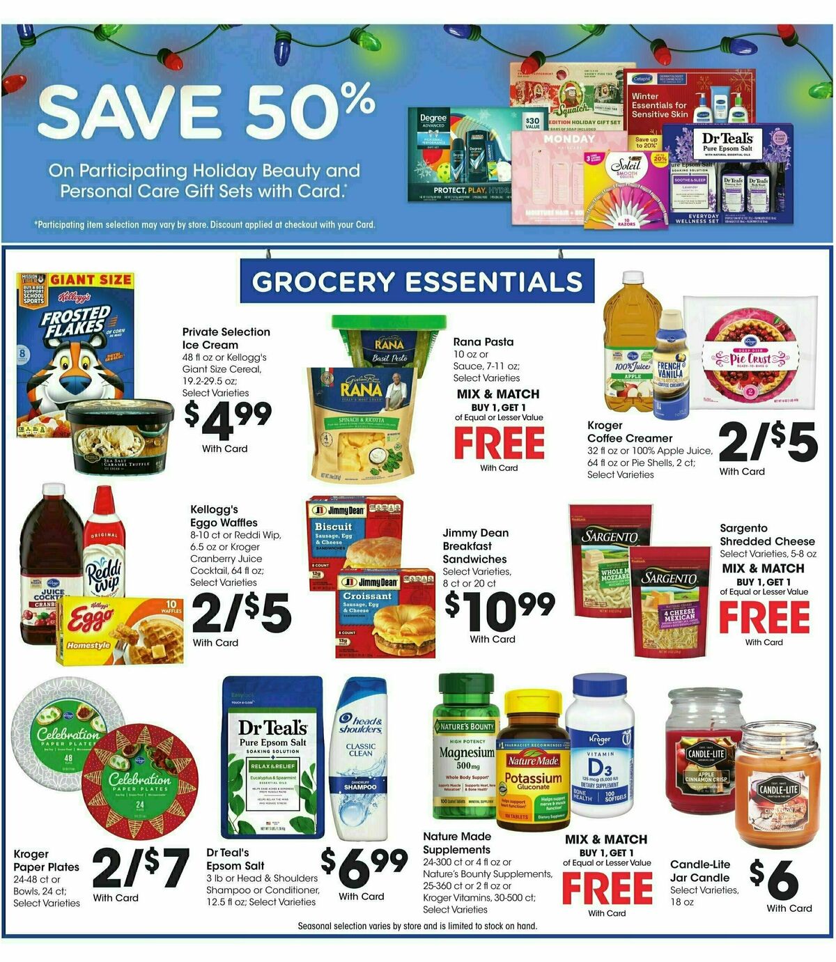 Fry's Food Weekly Ad from December 4