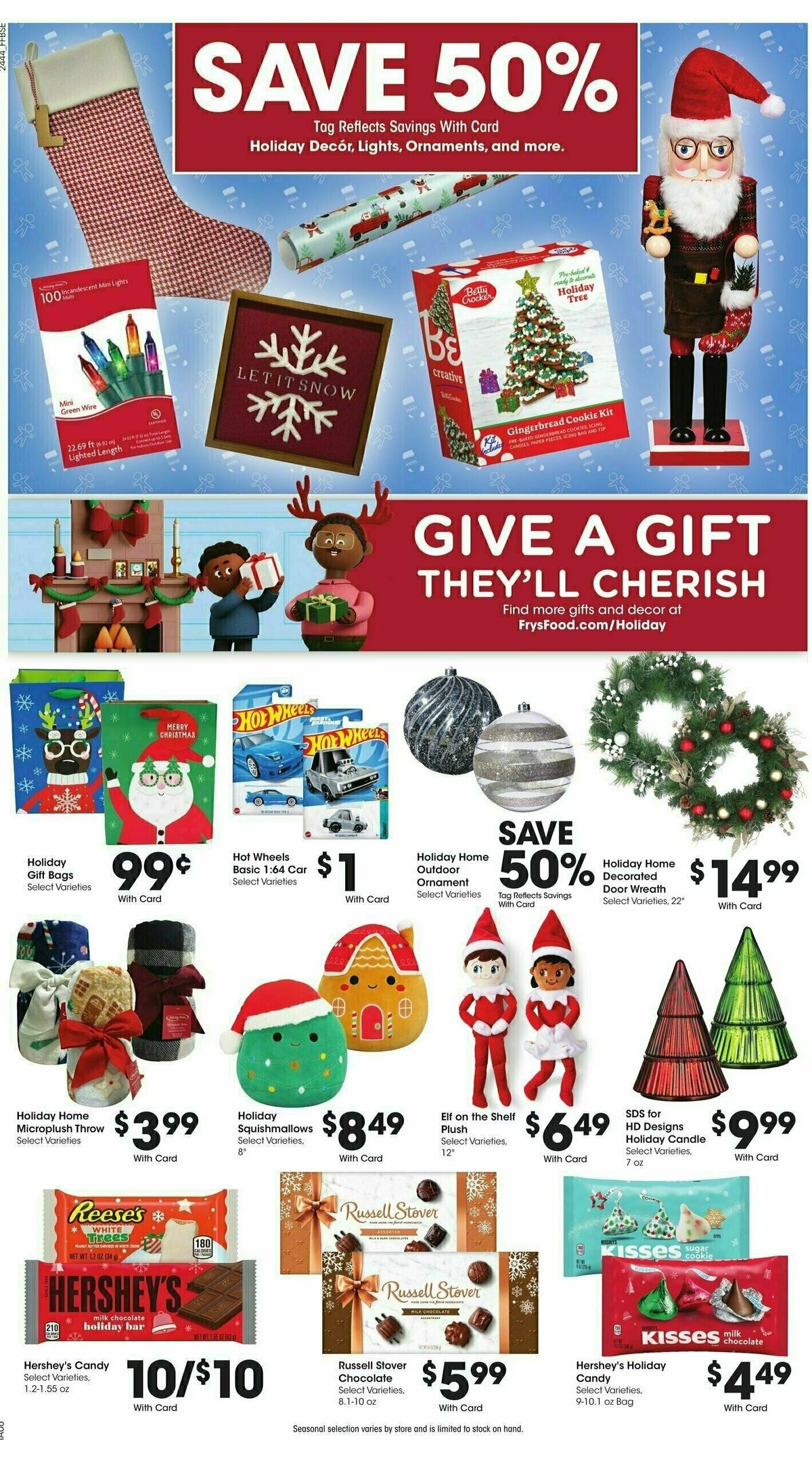 Fry's Food Weekly Ad from December 4