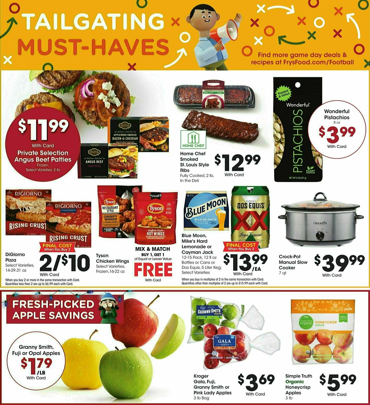 Fry's Food Weekly Ad from December 4