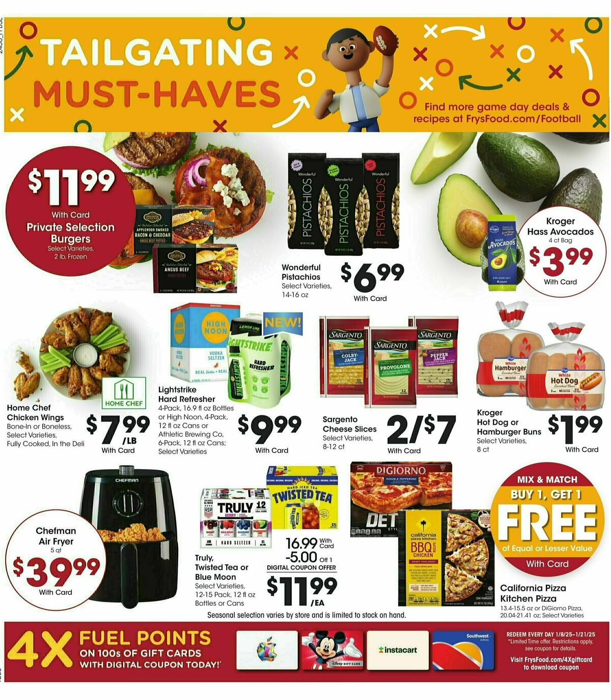 Fry's Food Weekly Ad from January 15