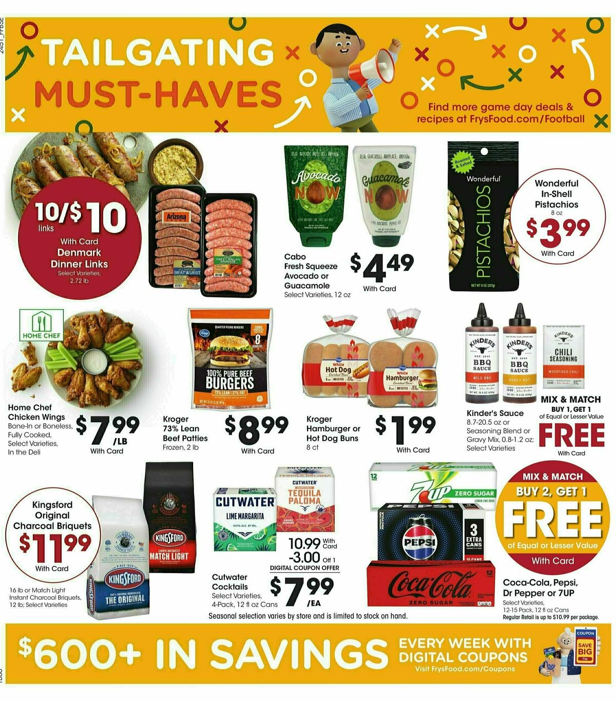 Fry's Food Weekly Ad from January 22