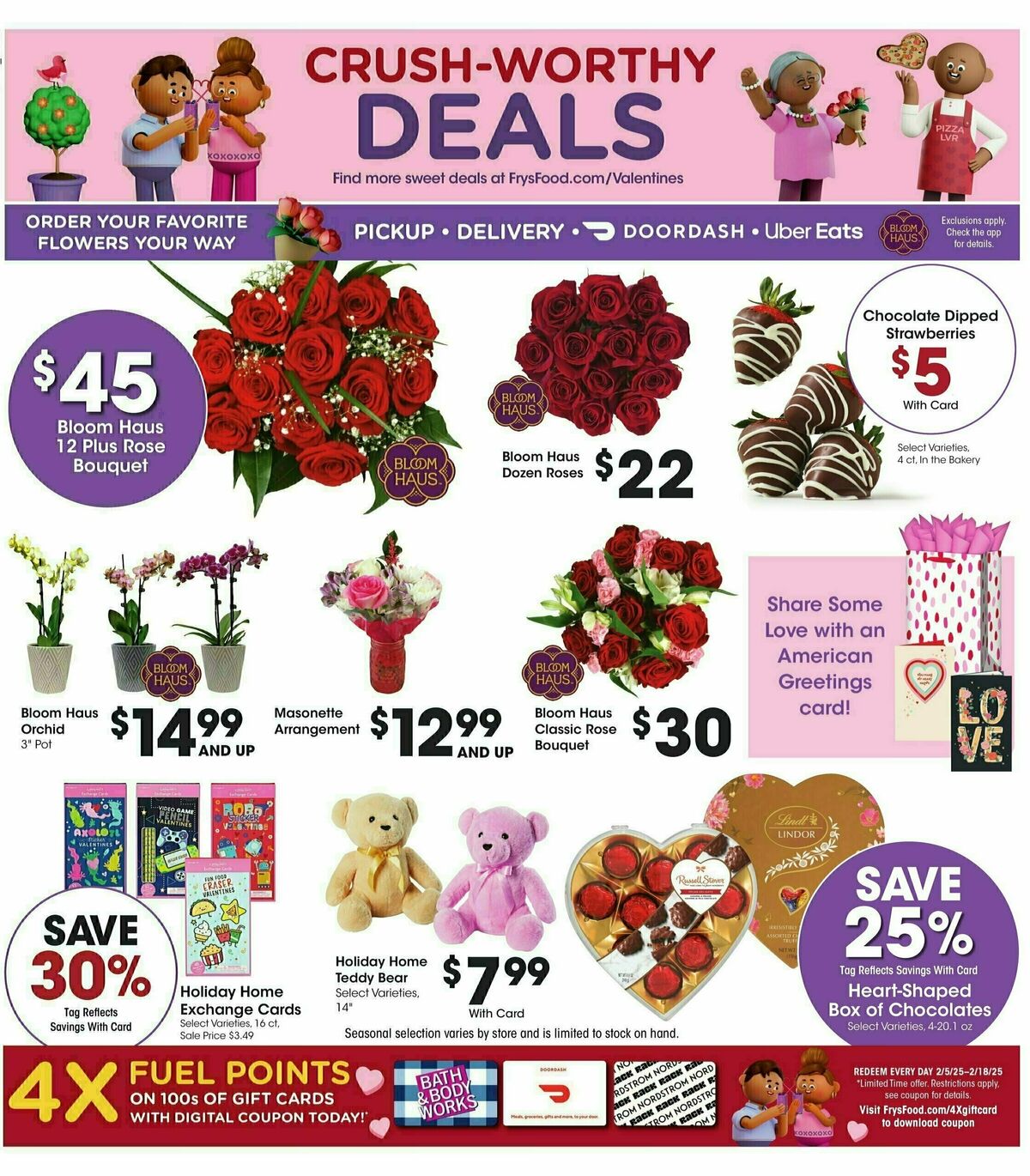 Fry's Food Weekly Ad from February 5