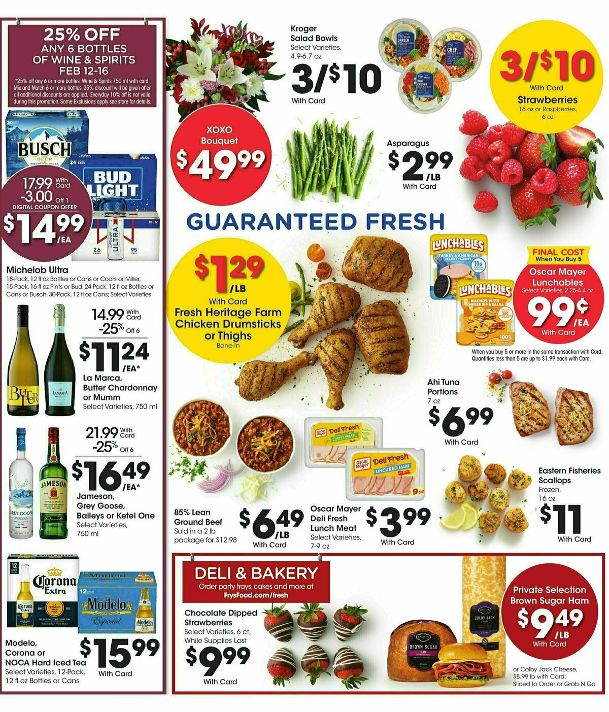 Fry's Food Weekly Ad from February 12