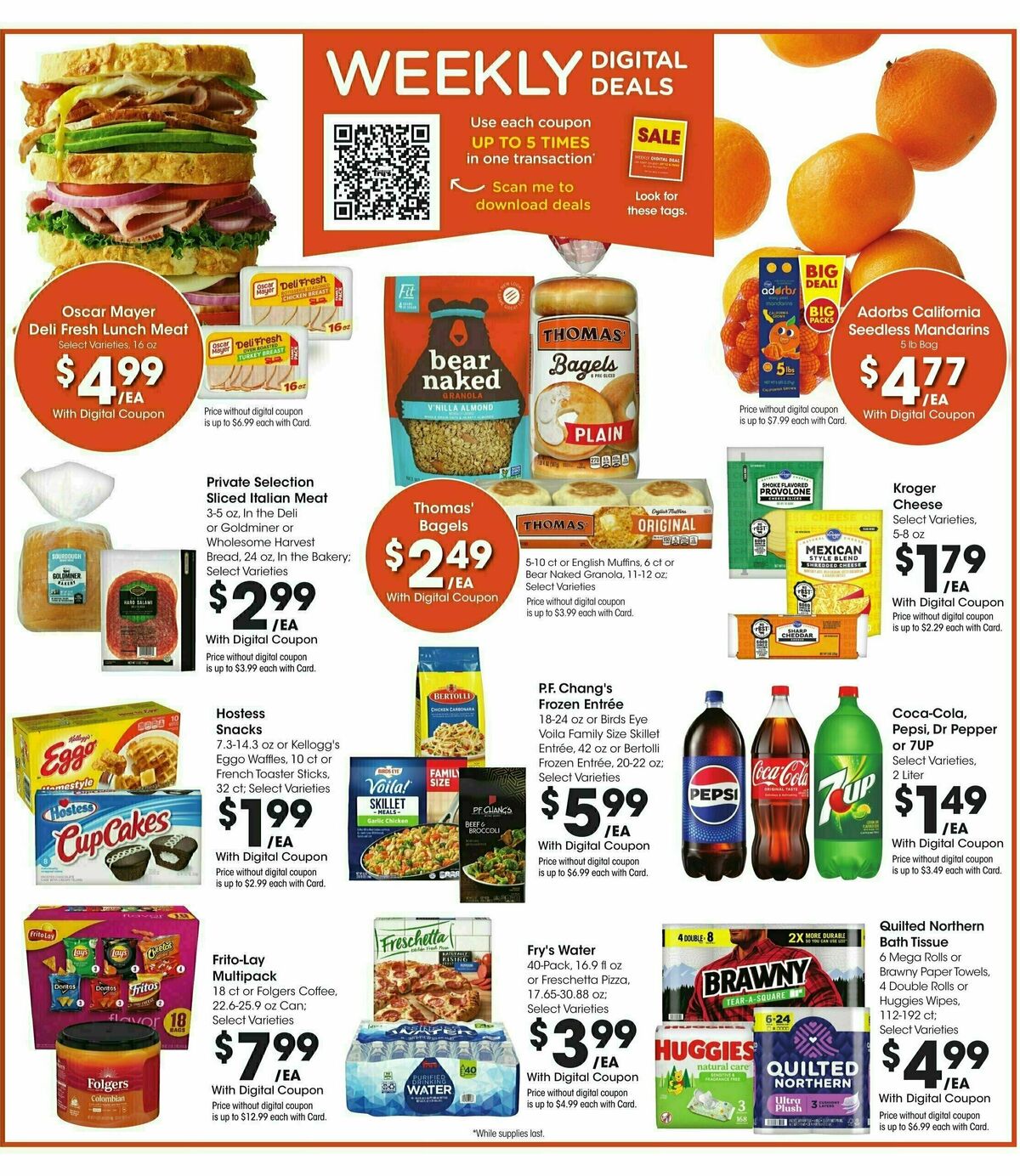 Fry's Food Weekly Ad from February 19