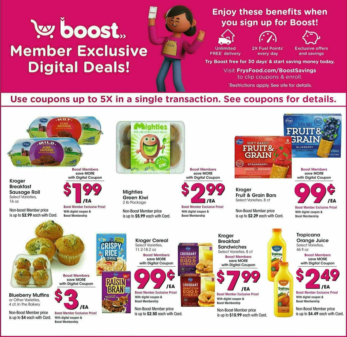Fry's Food Weekly Ad from February 19