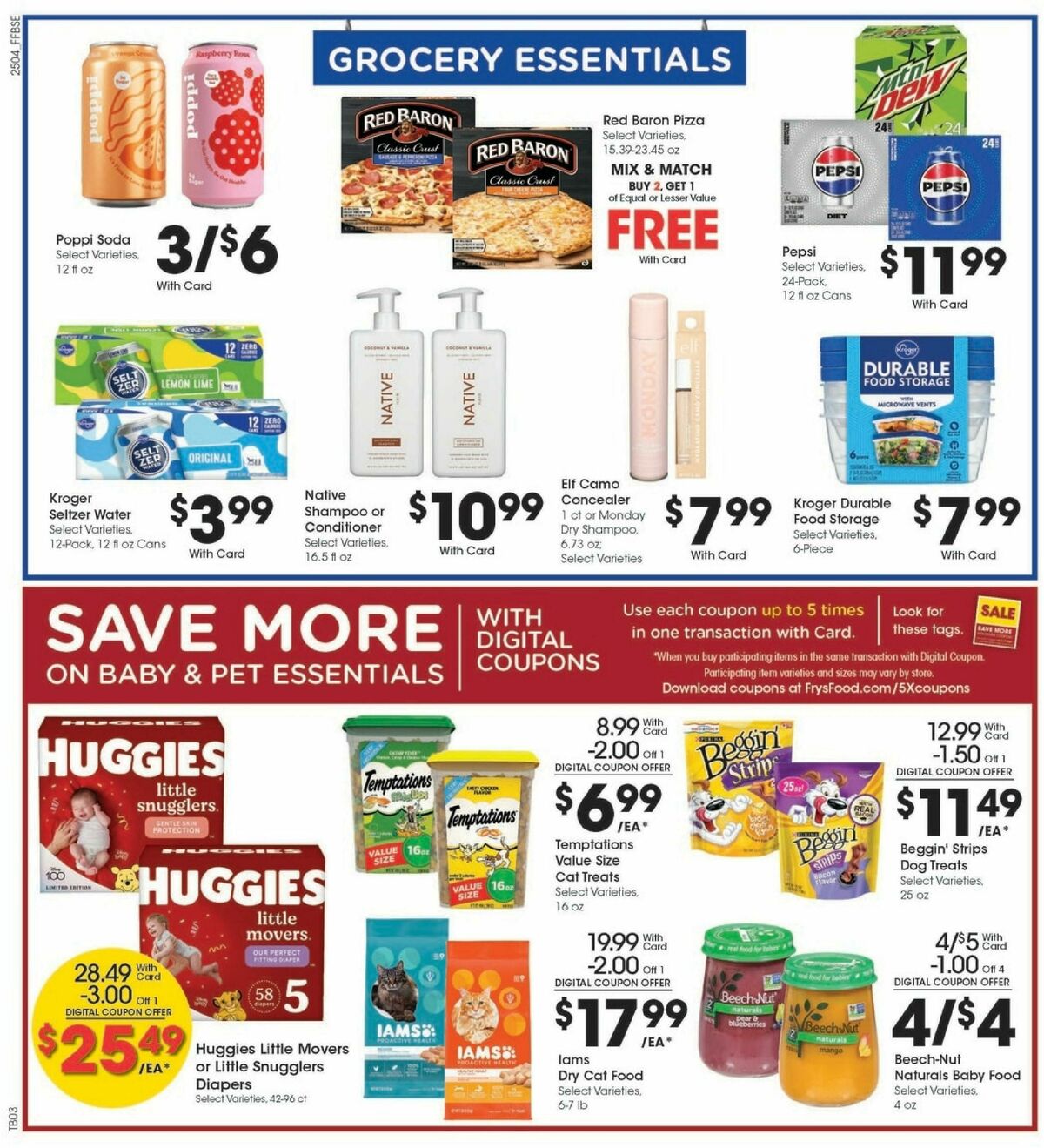 Fry's Food Weekly Ad from February 26