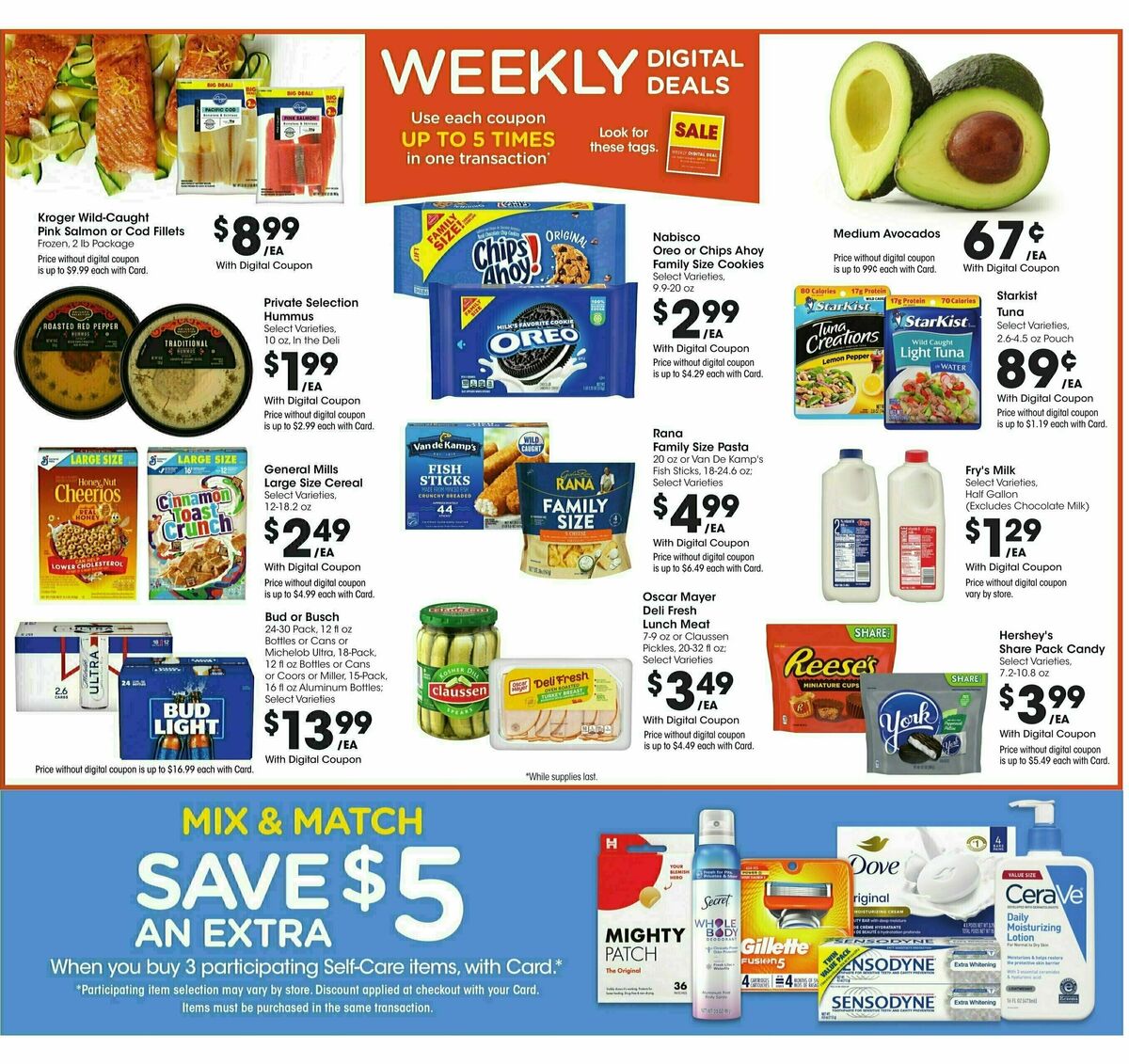 Fry's Food Weekly Ad from March 5