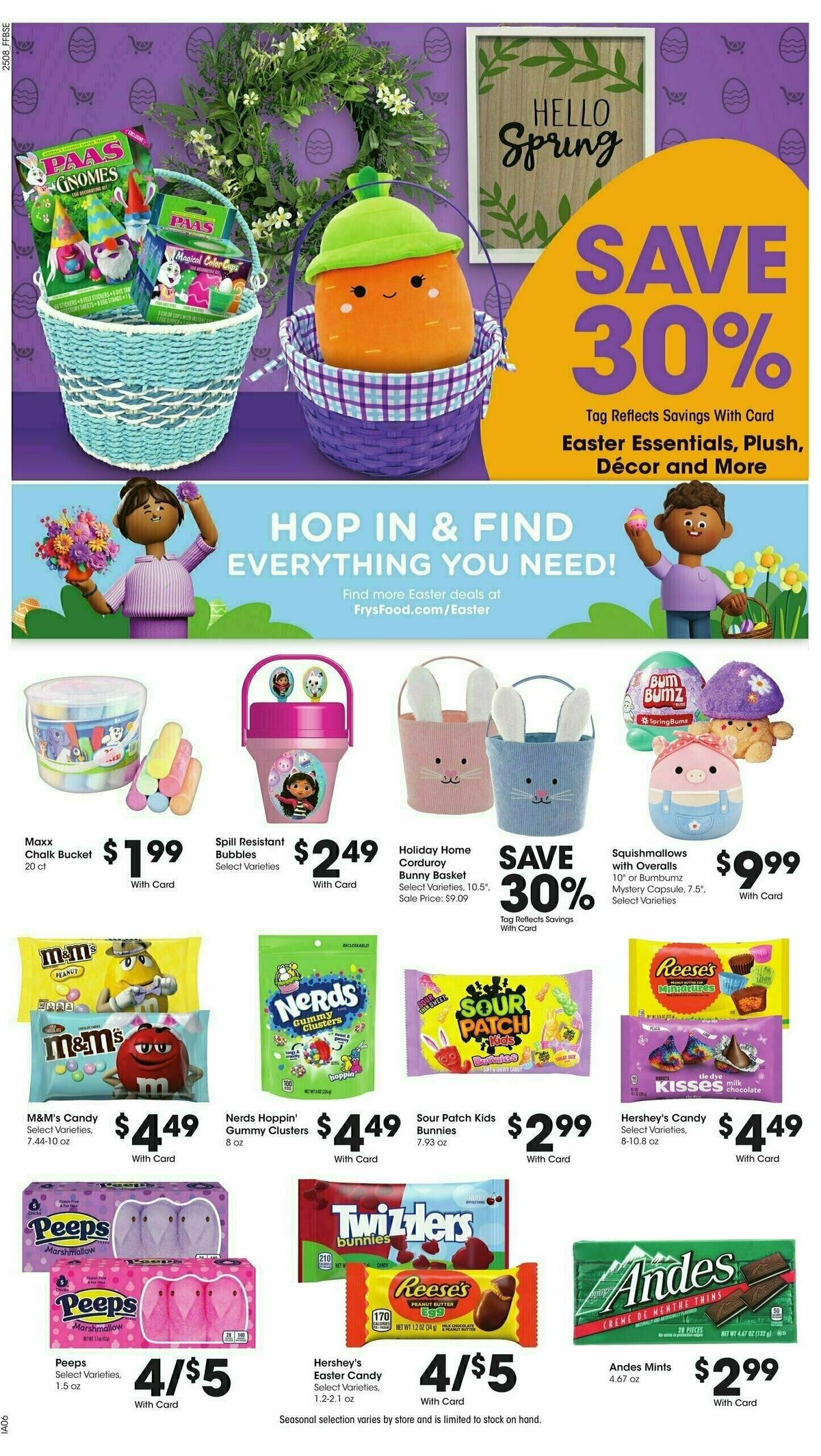Fry's Food Weekly Ad from March 26