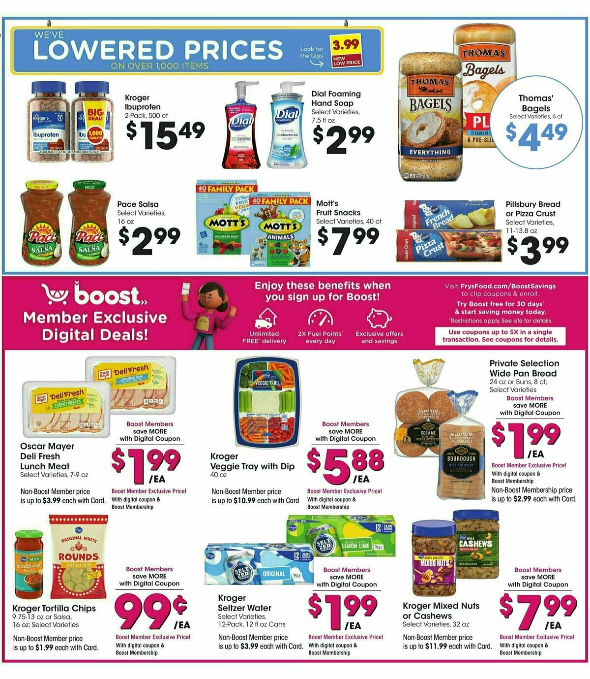Fry's Food Weekly Ad from March 26
