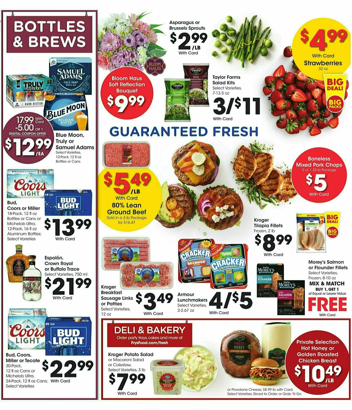Fry's Food Weekly Ad from April 2