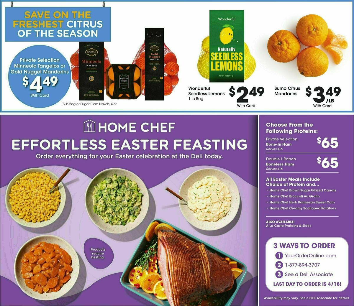 Fry's Food Weekly Ad from April 2