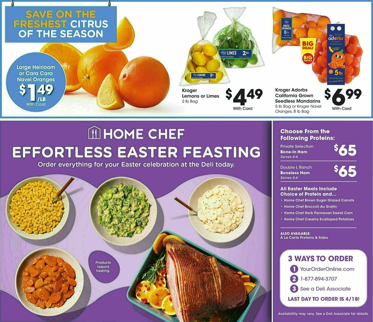 Fry's Food Weekly Ad from April 9