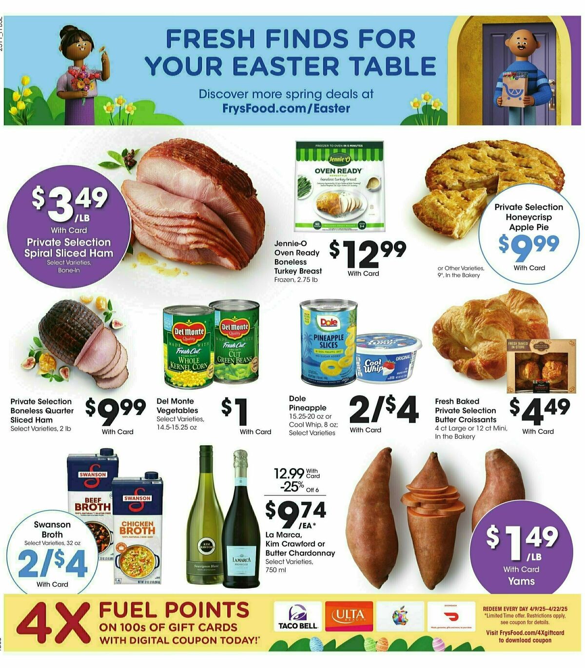 Fry's Food Weekly Ad from April 16